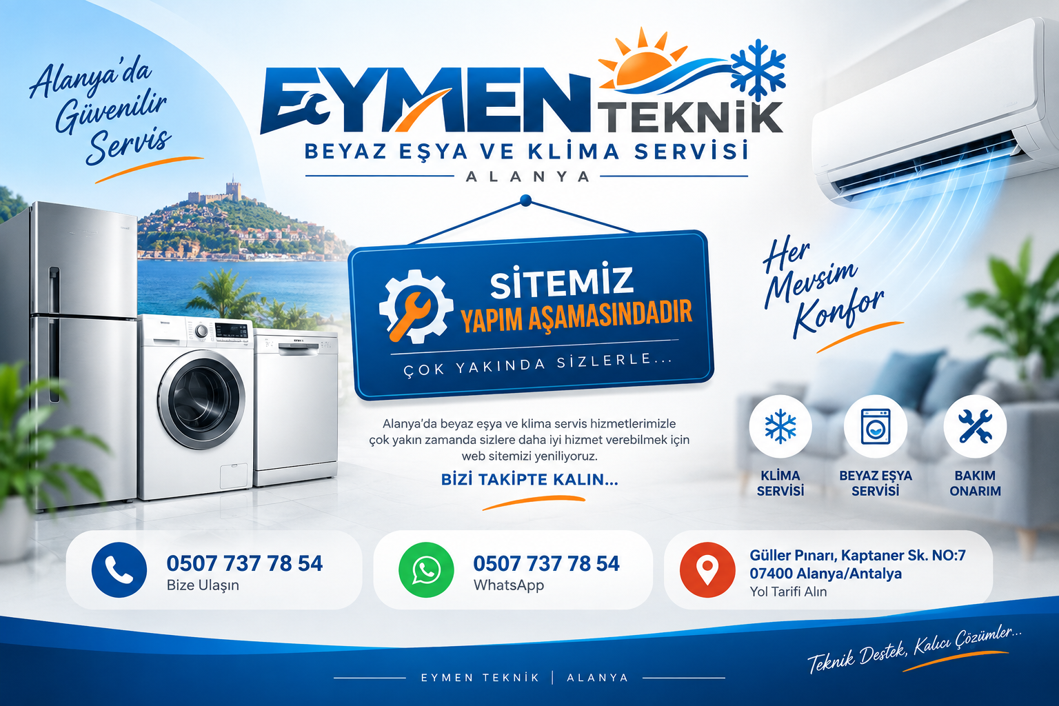 Eymen Teknik - Sitemiz yapım aşamasındadır